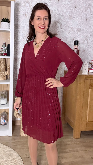 petite robe bordeaux