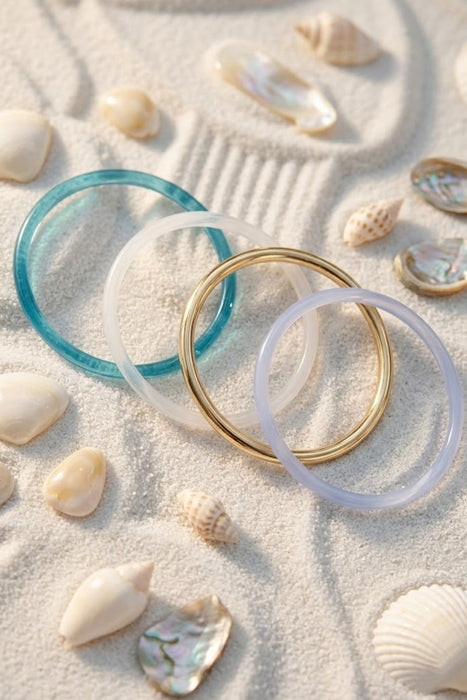 Lot de 4 Bracelets océan