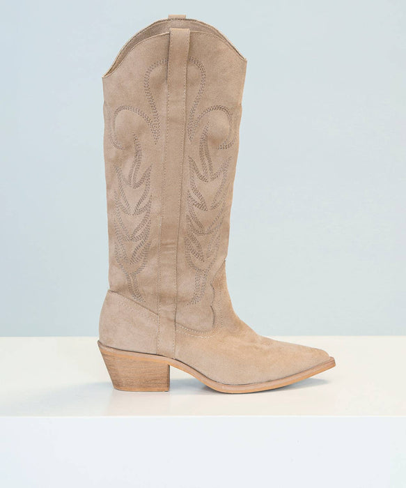 Bottes cowboy brodées