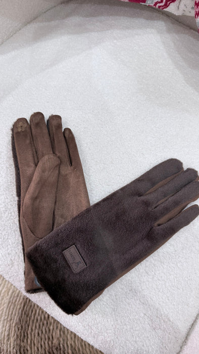 Gants marrons
