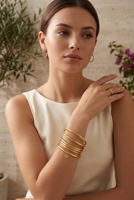 Bracelet Jonc Doré (à l'unité)