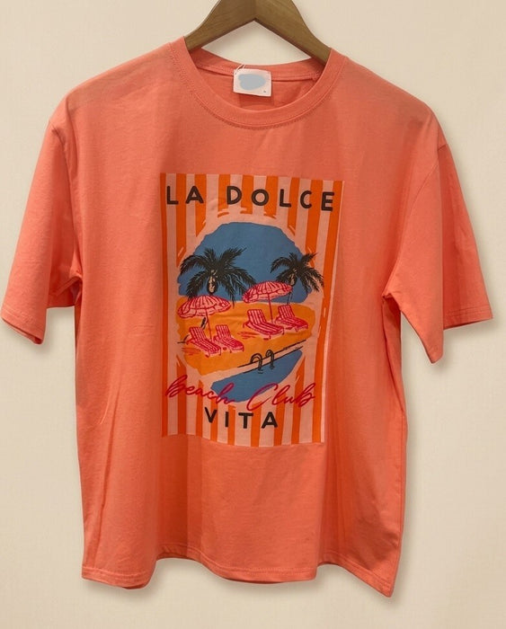 Tee-shirt beach club
